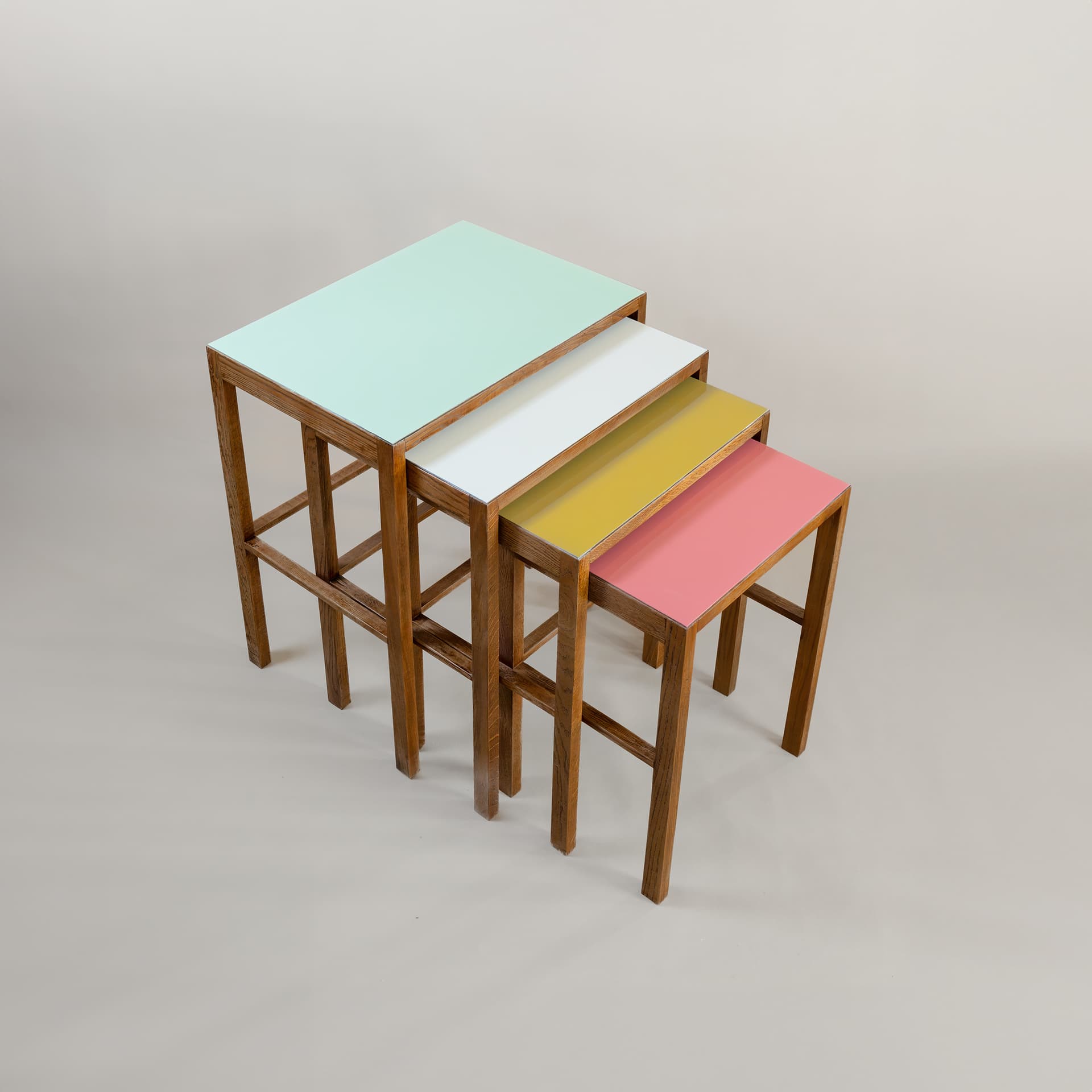 Nesting side tables – Jindřich Halabala – 1920–1940
