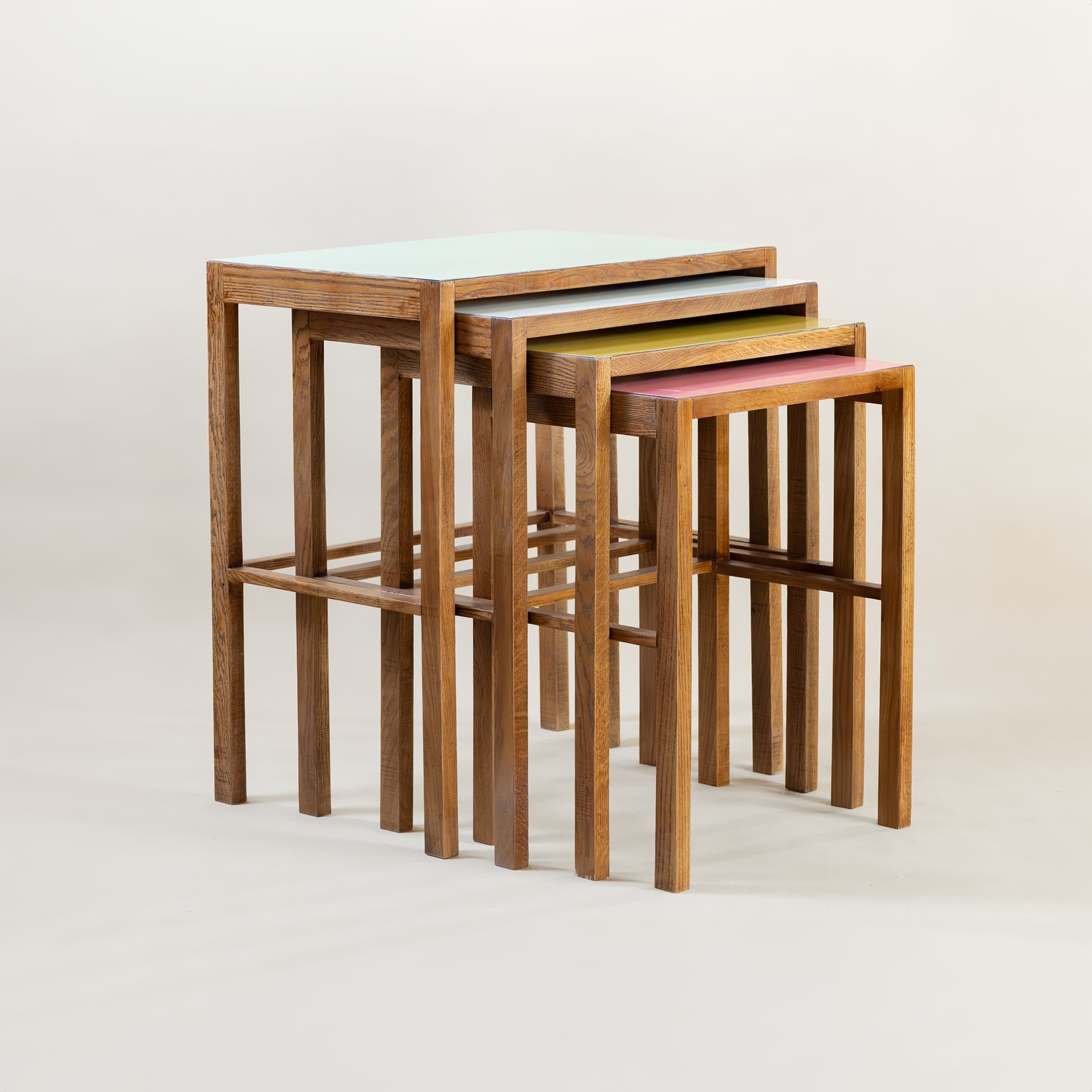 Nesting side tables – Jindřich Halabala – 1920–1940
