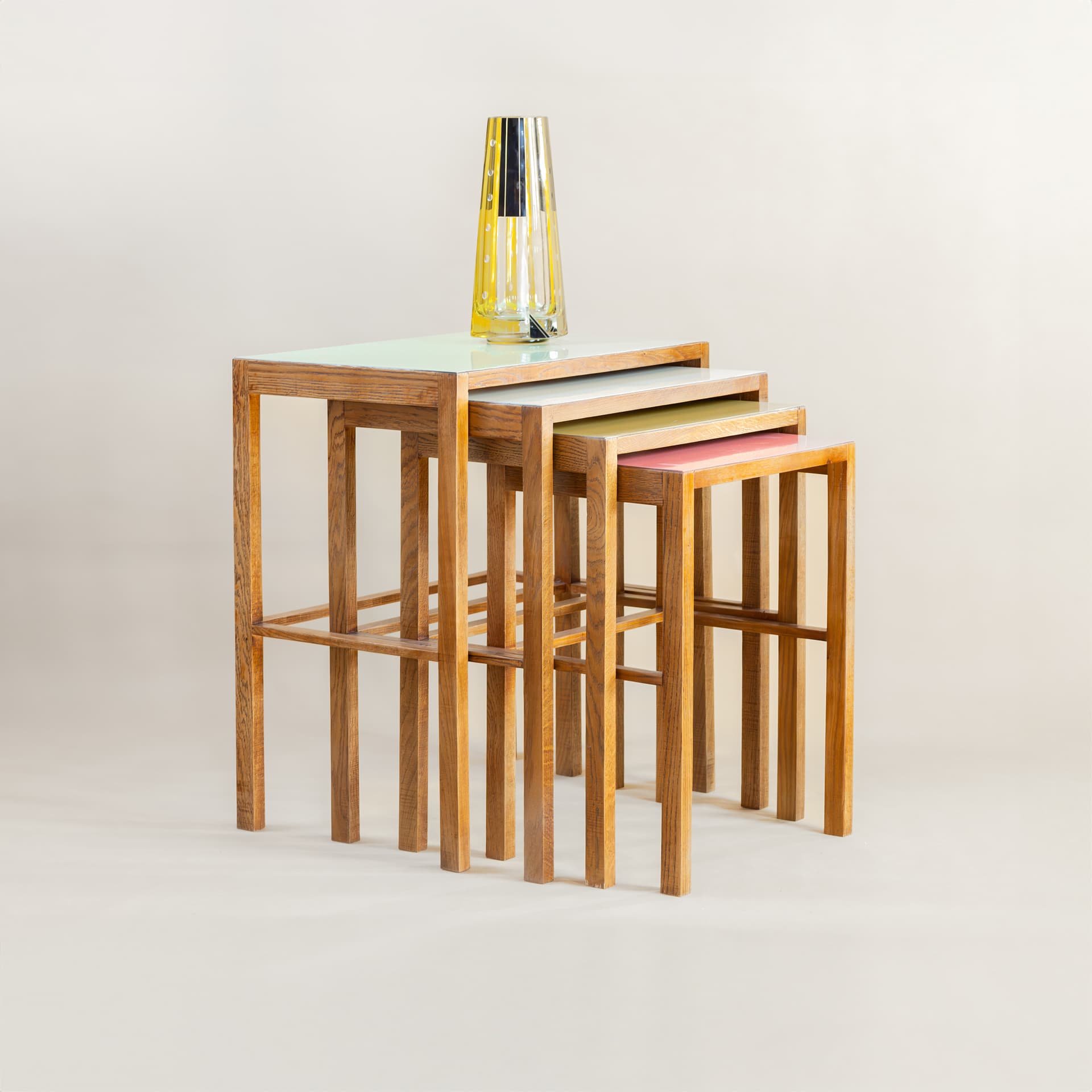 Nesting side tables – Jindřich Halabala – 1920–1940