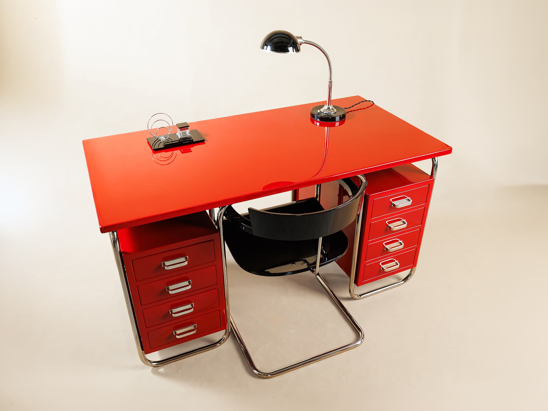 Writing Desk with Auxiliary Table, Kovona n.p. – 1920–1940