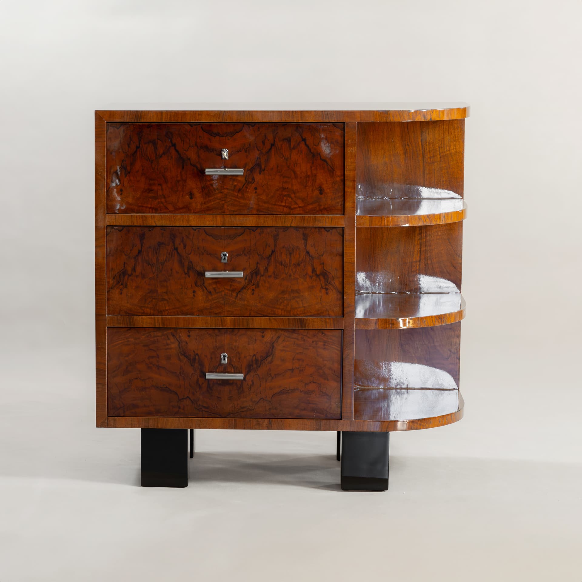 Rohová komoda – Art Deco – 1920–1940