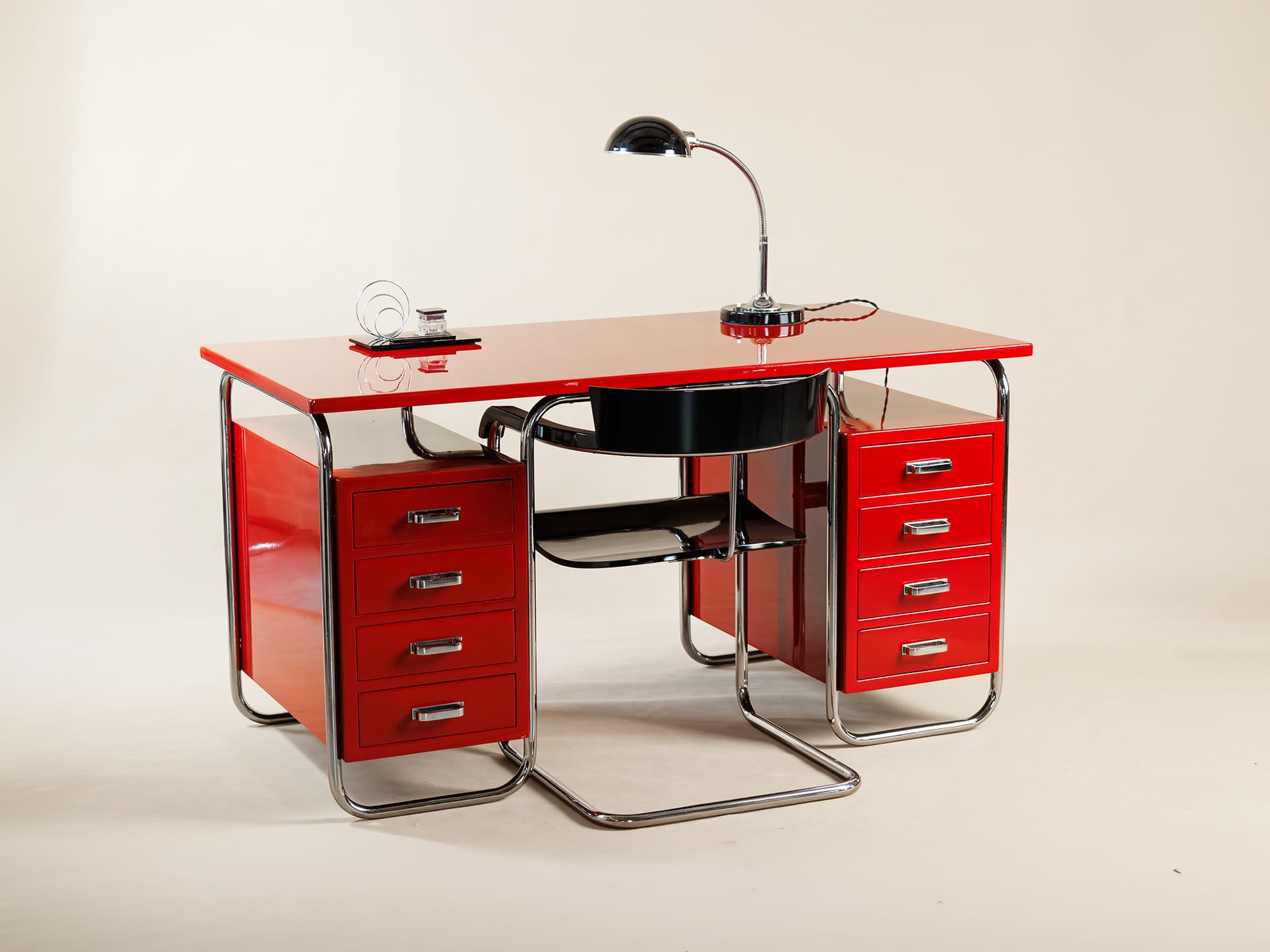 Writing Desk with Auxiliary Table, Kovona n.p. – 1920–1940