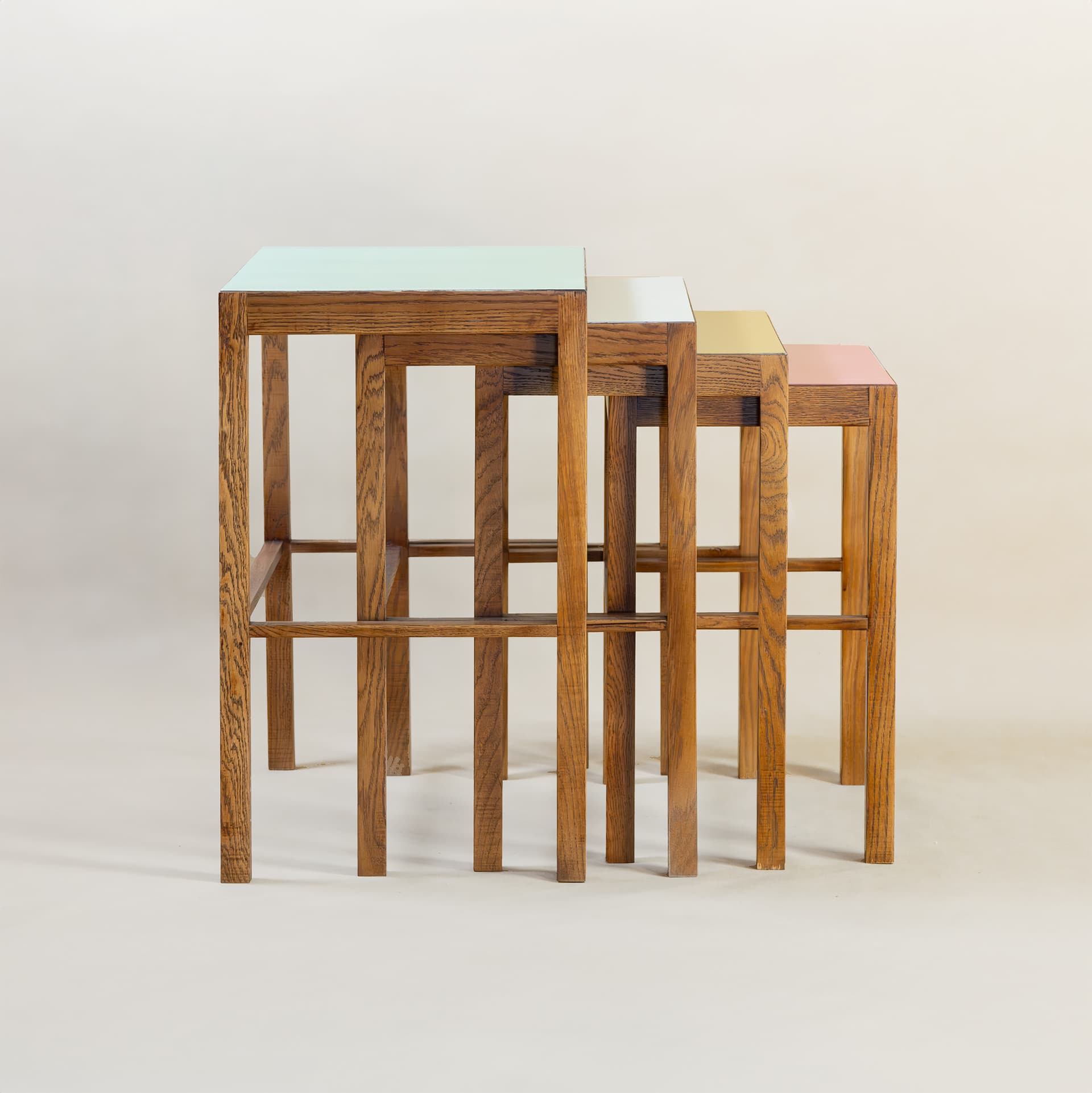 Nesting side tables – Jindřich Halabala – 1920–1940