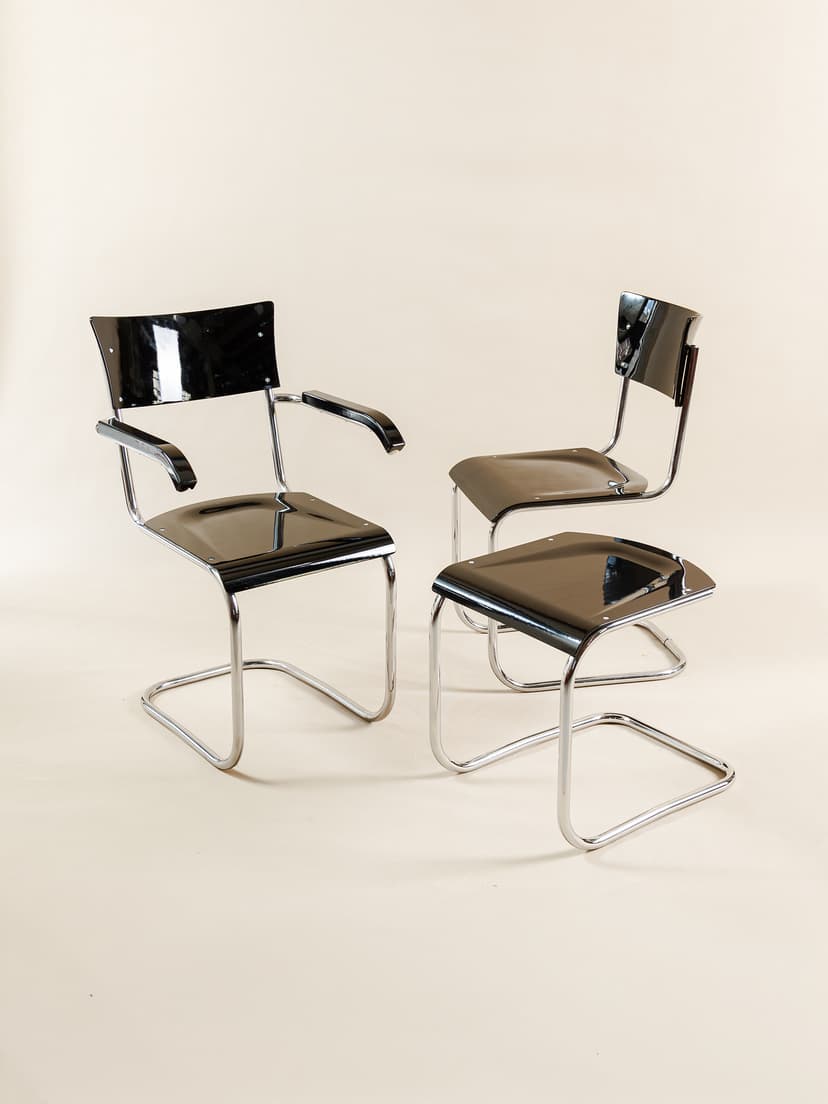 Židle pružící – Slezák – Funkcionalismus / Bauhaus – 1920–1940